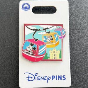 NWT Disney Parks Skyliner Pin W/Mickey & Minnie